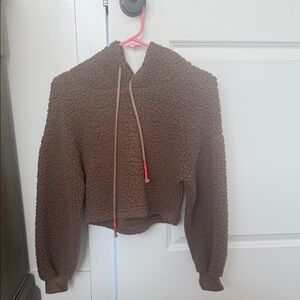 Cozy Brown Sherpa Hoodie